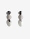 Aros Colgantes Largos Metal Aros Largos Chapones - Plateado Rodio