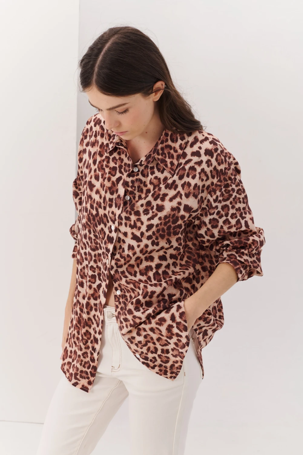 CAMISA JULIETA ANIMAL marron 3