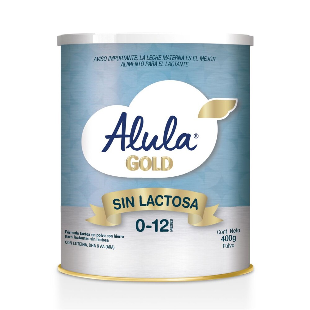 ALULA GOLD SIN LACTOSA LATA X 400 GR. única