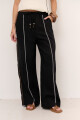 PANTALON LINO CRUZ NEGRO
