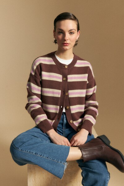 CARDIGAN TRINDADE Chocolate