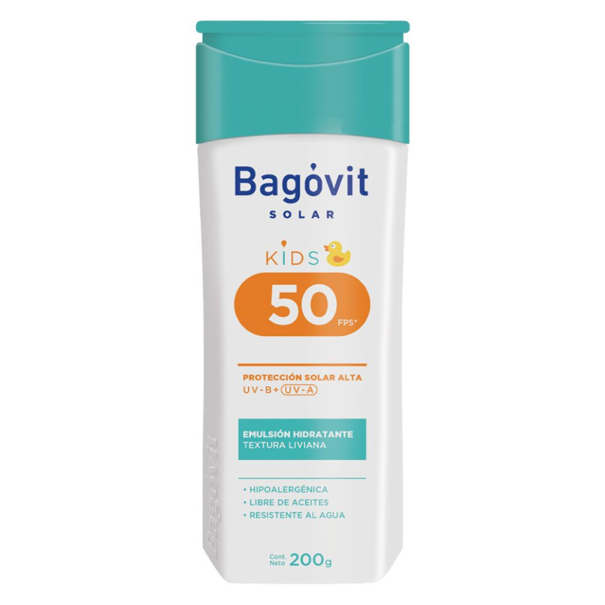 Protector Solar Bagóvit Solar Family Care Kids FPS50 200ml 