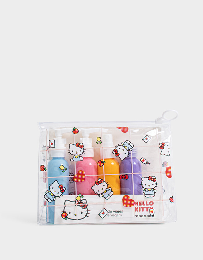 Set de Viaje Licencias Set De Botellas De Viaje "hello Kitty" - Combinacion Multicolor