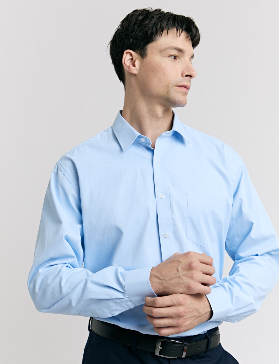 012674 CAMISA HARRINGTON LABEL Celeste