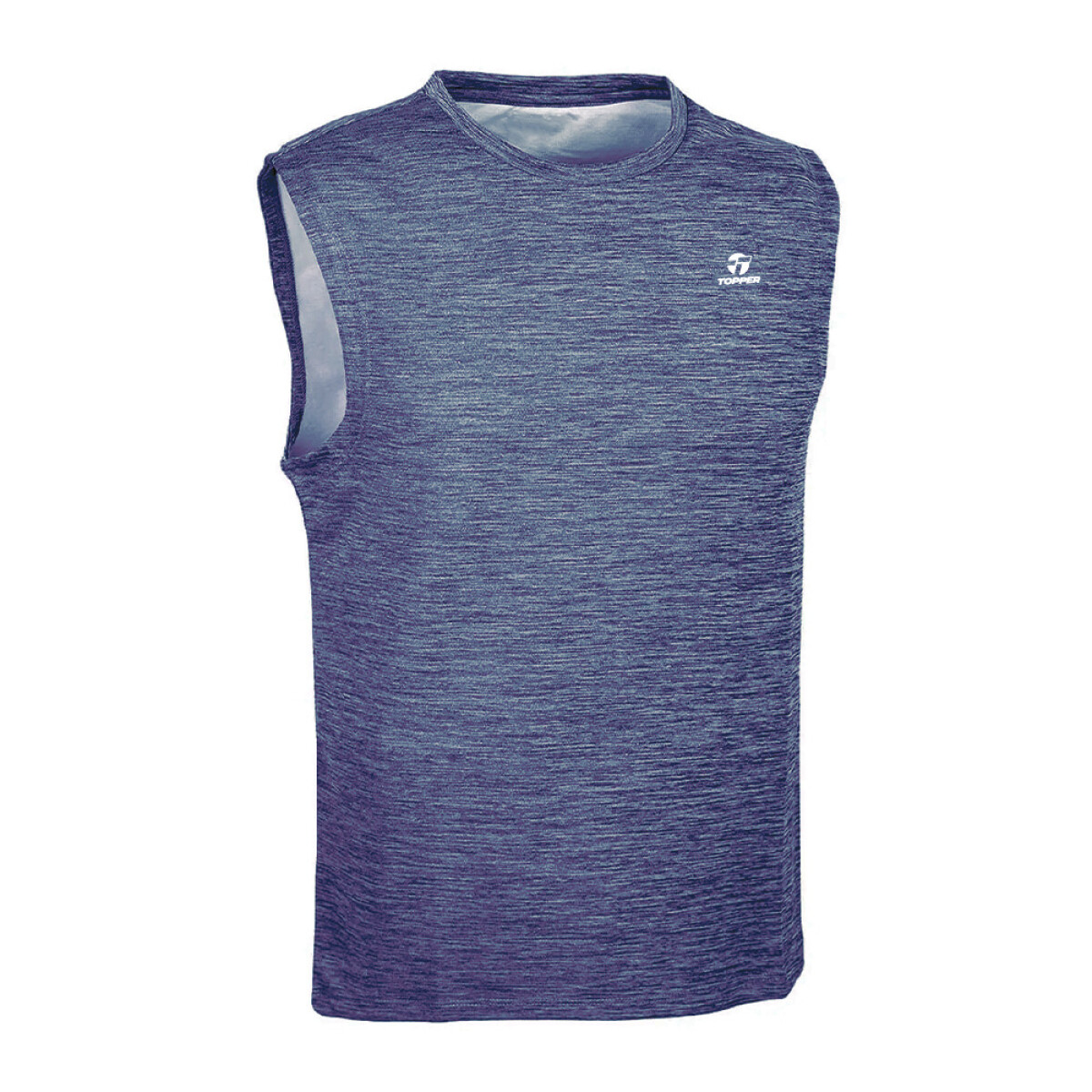 SLVSS BASIC MEN TRNG rosa ren melange - AZUL FUSIÓN MELANGE 