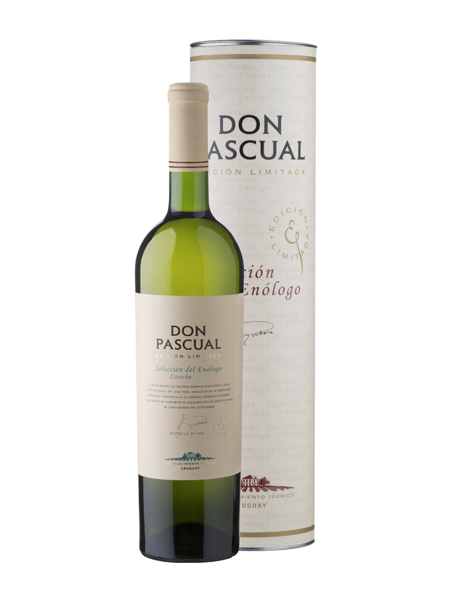Vino Don Pascual Selección del Enólogo Blanco Con Tubo 750 ml Vino Don Pascual Selección del Enólogo Blanco Con Tubo 750 ml