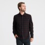 Camisa Roark Crossroads Flannel Hombre Dark Brown