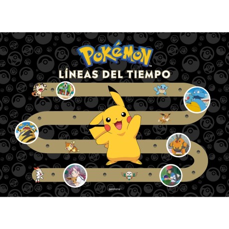 Libro Infantil Pokemon Líneas Del Tiempo Editorial Montena 001