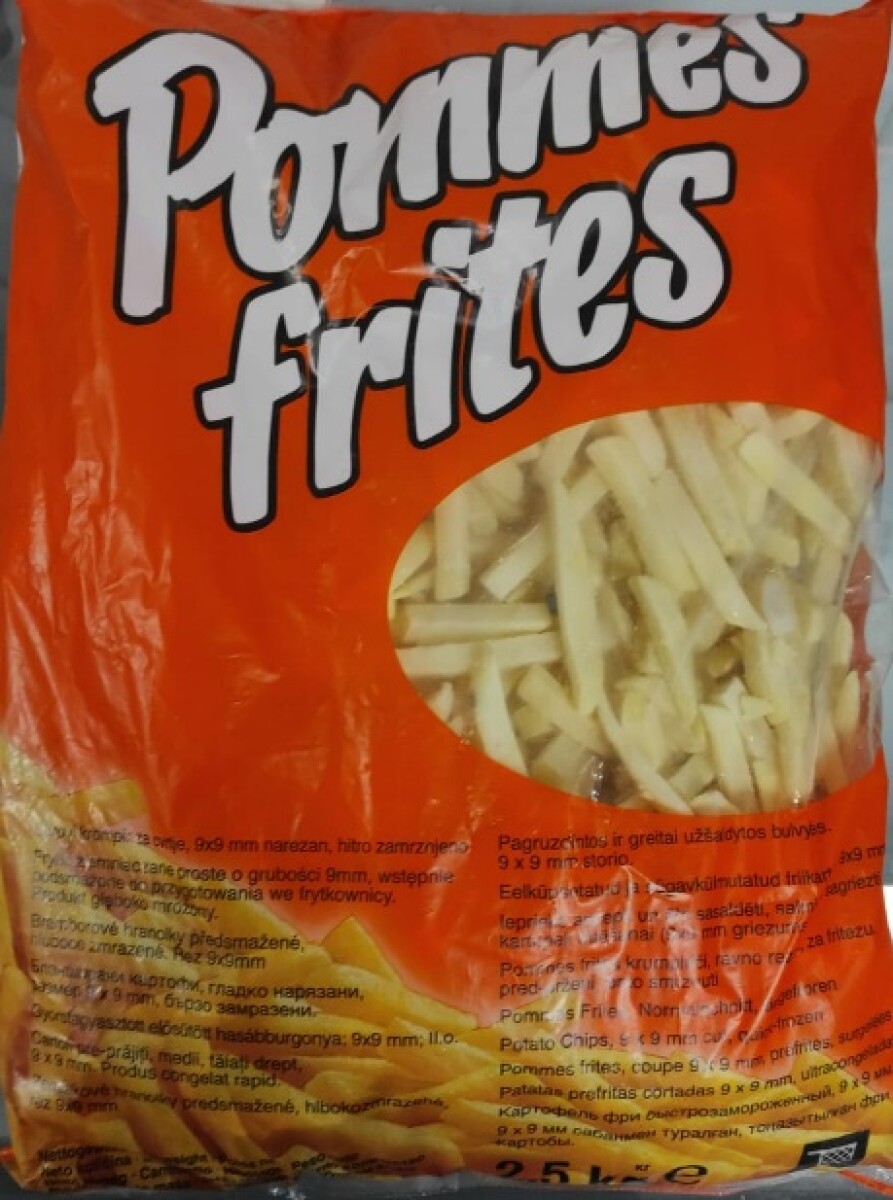 SUPER OFERTA PAPAS FRITAS 9MM 2,5KG POMMES FRITES 