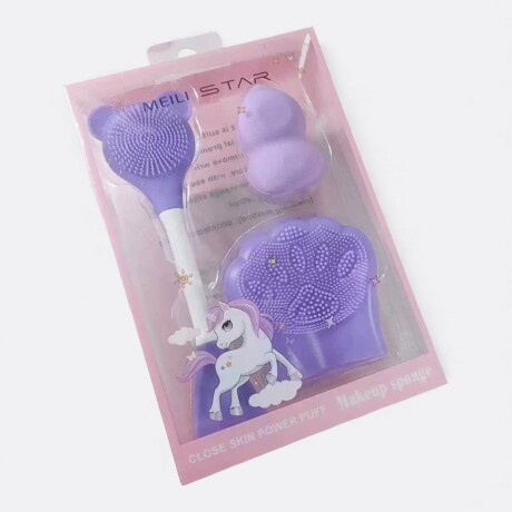 Set De Esponjas Skincare Violeta