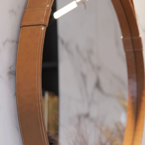 ESPEJO AQUA MAIS - LÍNEA MANHATTAN - MARRÓN - 60 CM ROBLES Espejo Aqua Mais - Línea Manhattan - Marrón - 60 Cm Robles