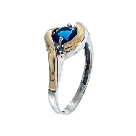 Anillo De Plata 925 Double Y Circonias