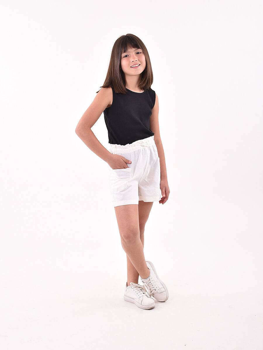 SHORT FEDERICA - BLANCO 