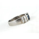 Anillo Oro 18K Con Brillantes Y Zafiro Anillo Oro 18K Con Brillantes Y Zafiro