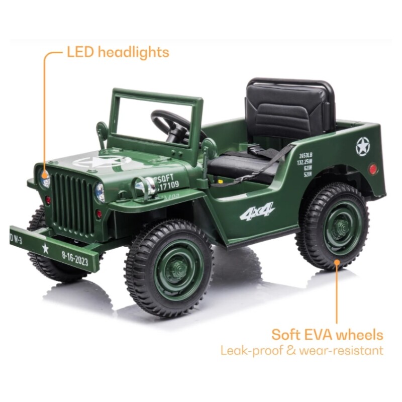 Auto Betería Jeep Verde Auto Betería Jeep Verde