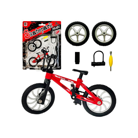 Mini bicicleta de juguete con accesorios Rojo