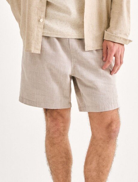 BERMUDA ESTILO JOGGER BEIGE