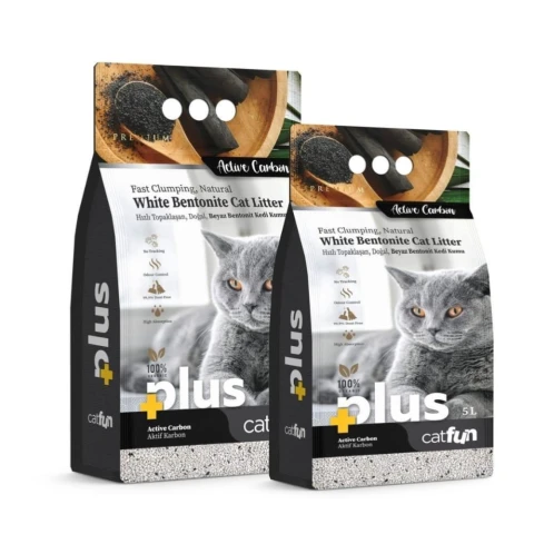 Arena Sanitaria Cat Fun 10 lts. Carbón Activado Arena Sanitaria Cat Fun 10 lts. Carbón Activado