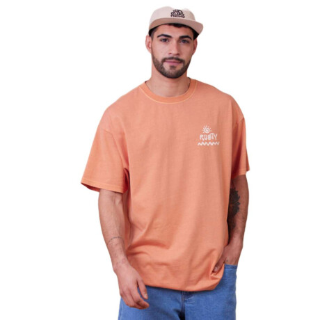 Remera Rusty Achuar Naranja