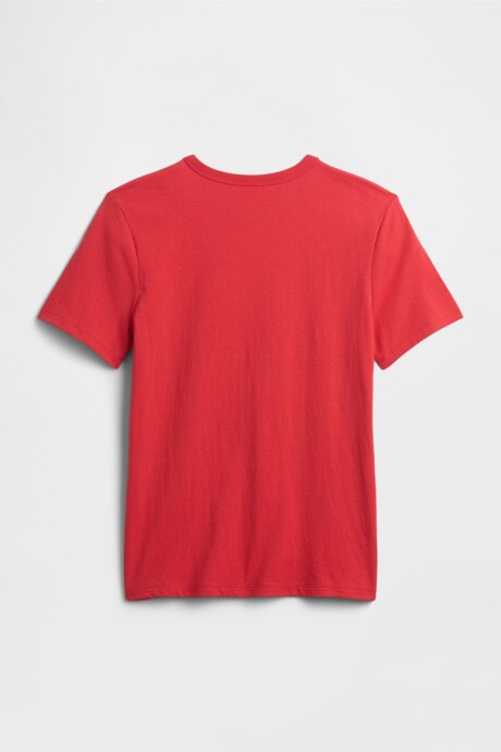 Remera Gráfico Mango Corta Niño Hawaiian Red 683