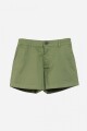 Short con bolsillos VERDE OLIVA