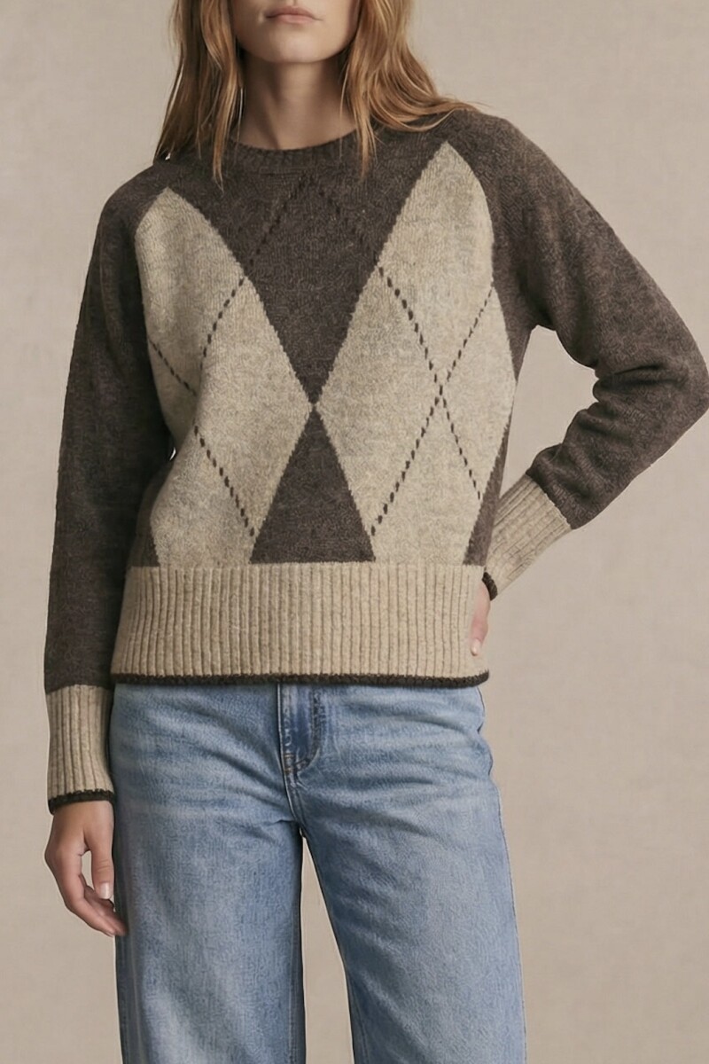 Sweater Rombos Chcolate