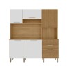 Kit Cocina Ferrara Plus Freijó / Supremo / CP Ripado Freijó Kit Cocina Ferrara Plus Freijó / Supremo / CP Ripado Freijó