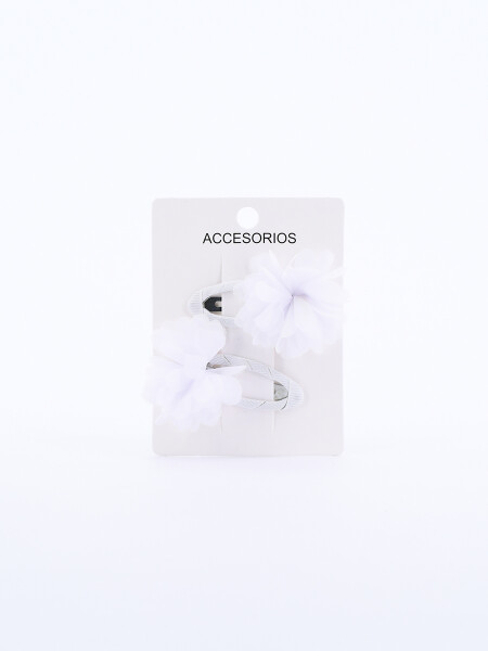 SAPITOS CON FLOR X 2 BLANCO