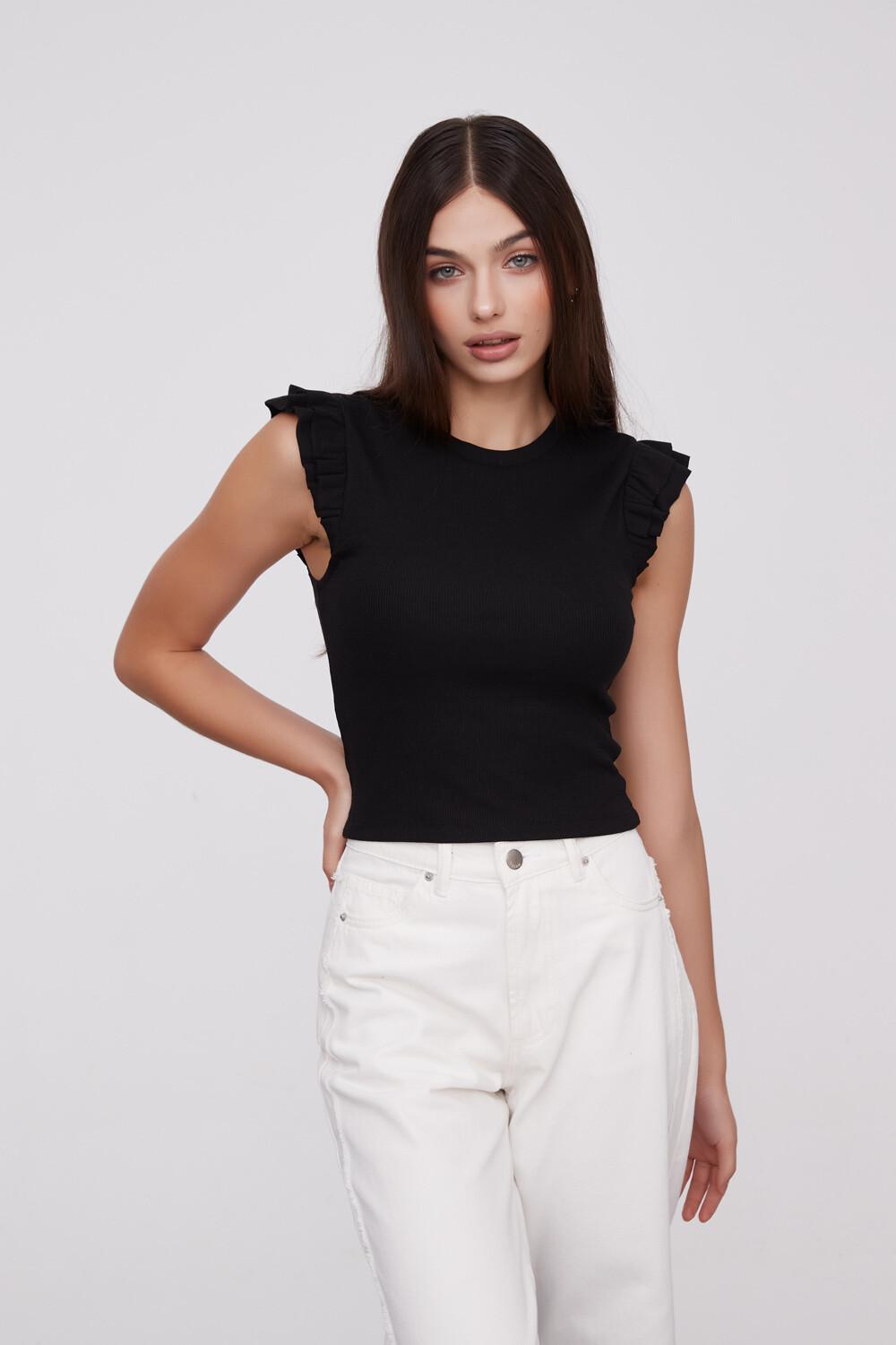 Musculosa Lanah Negro