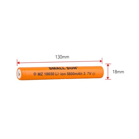 Batería Recargable Doble 18650 Li-Ion 3.7 V 5800 mAh Batería Recargable Doble 18650 Li-Ion 3.7 V 5800 mAh