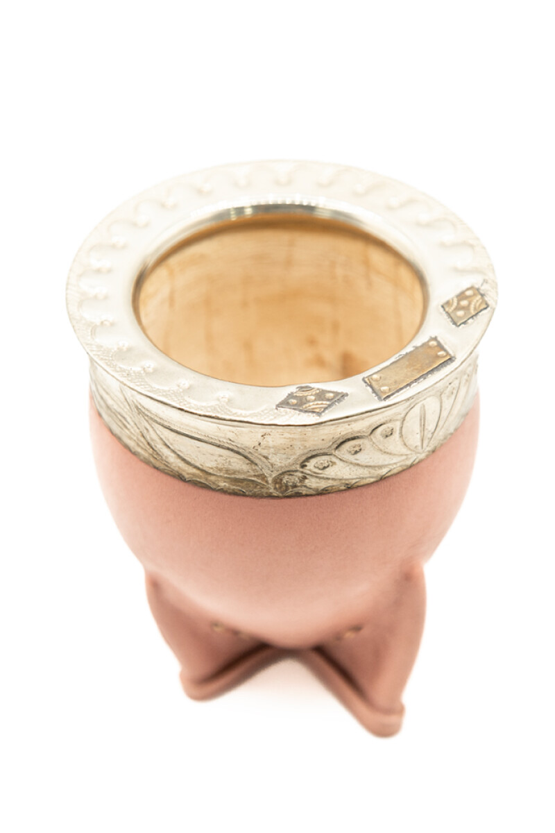 MADE IN URUGUAY MATE IMPERIAL ALPACA Y BRONCE ROSA