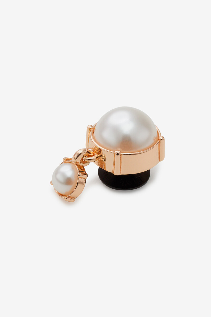JIBBITZ CROCS PEARL DANGLE Plata