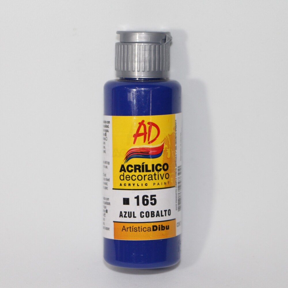 PINTURA ACRILICA ARTISTICA DIBU 60 ML. DIFERENTES COLORES COLOR AZUL COBALTO 165