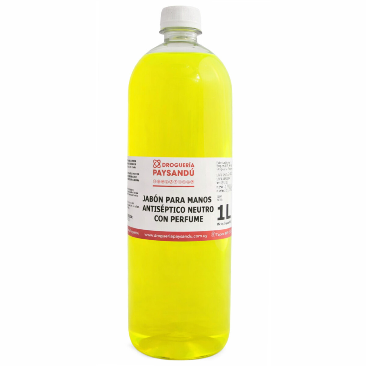 Jabón para manos antiséptico neutro con perfume 1L 