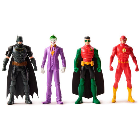 Pack X4 Figuras Dc Superheroes Batman Flash 15cm Pack X4 Figuras Dc Superheroes Batman Flash 15cm