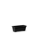 MACETA JARDINERA RECTANGULAR 3LTS NEGRA NEGRO