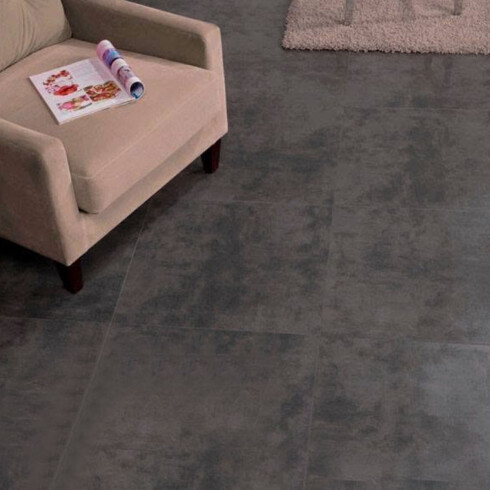 Cerámica Negra Rustica Mate Liso 51X51Cm Piso Pared GAMAS DE NEGRO