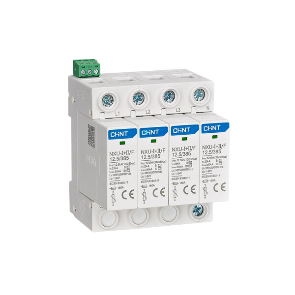 Descargador 3P+N 50/25kA 275VAC Clase I+II 0244