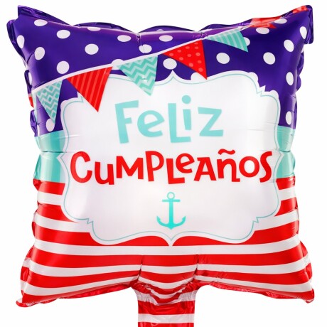 Globo Mini Feliz cumpleaños marino Globo Mini Feliz cumpleaños marino