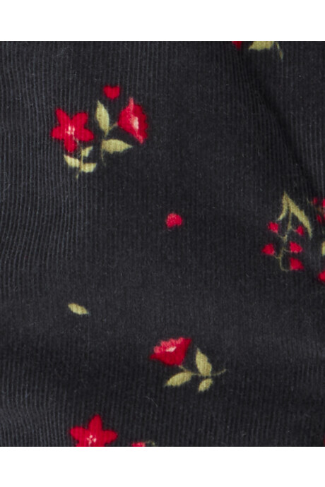 Enterito de pana, diseño floral Enterito de pana, diseño floral