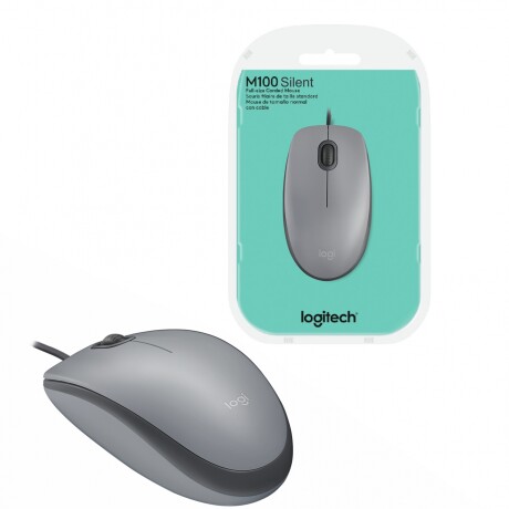 Mouse óPtico Logitech M110 Silent Silver 001