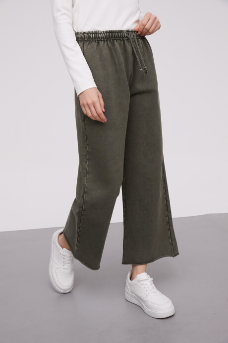 Pantalon Deportivo Amsee Verde Oliva Oscuro