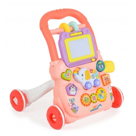 Caminador Andador de Bebé Musical Juegos Actividades Huanger Rosa