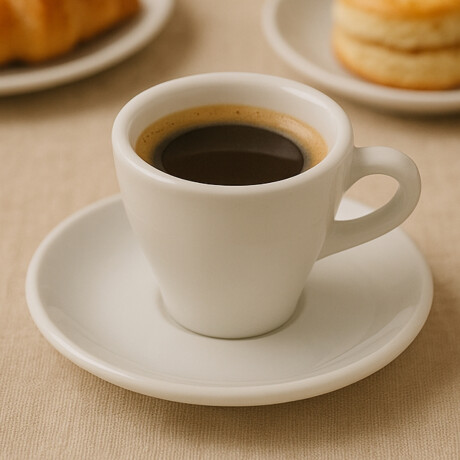 Pocillo de Cappuccino Oval Actualite 170 ml Blanco Porcelana Pocillo de Cappuccino Oval Actualite 170 ml Blanco Porcelana