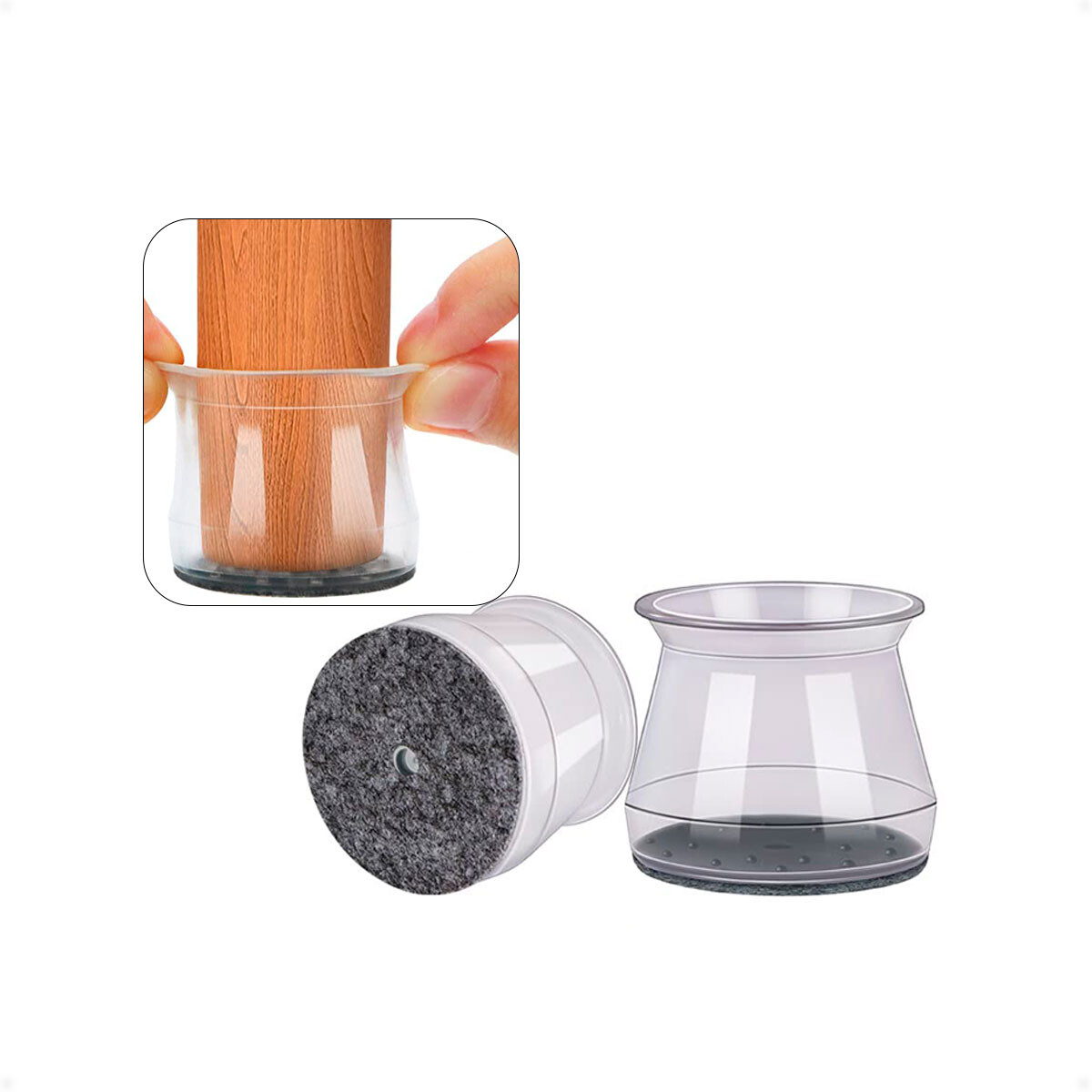 Protectores De Suelo Para Patas De Sillas De Silicona - X1 