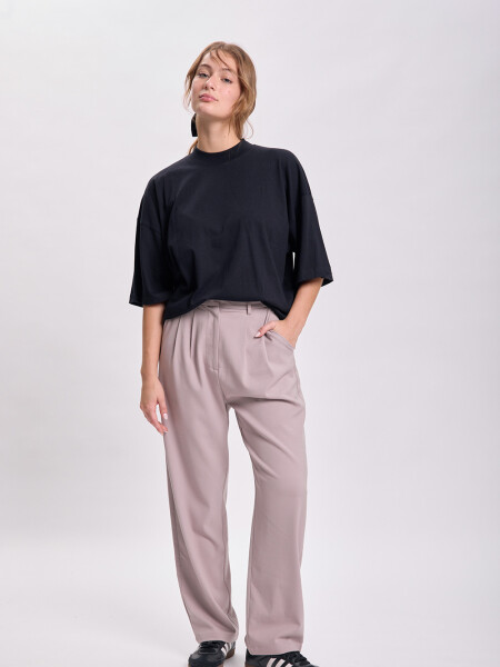 Pantalón vestir carrot Visón