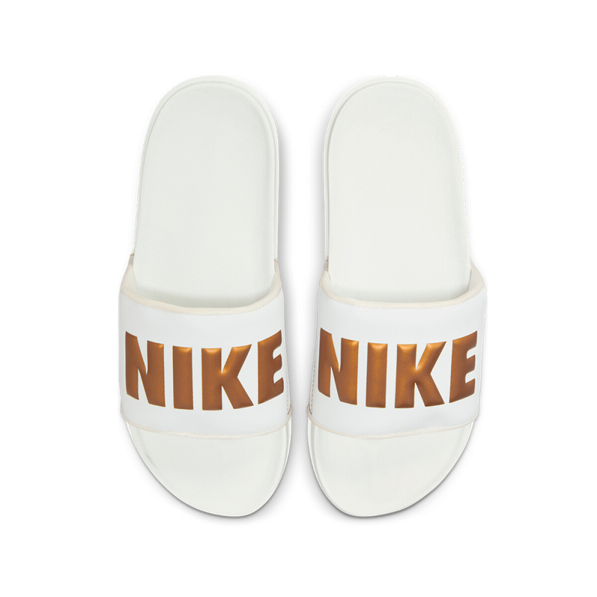 Nike Offcourt Slide - White/Gold 