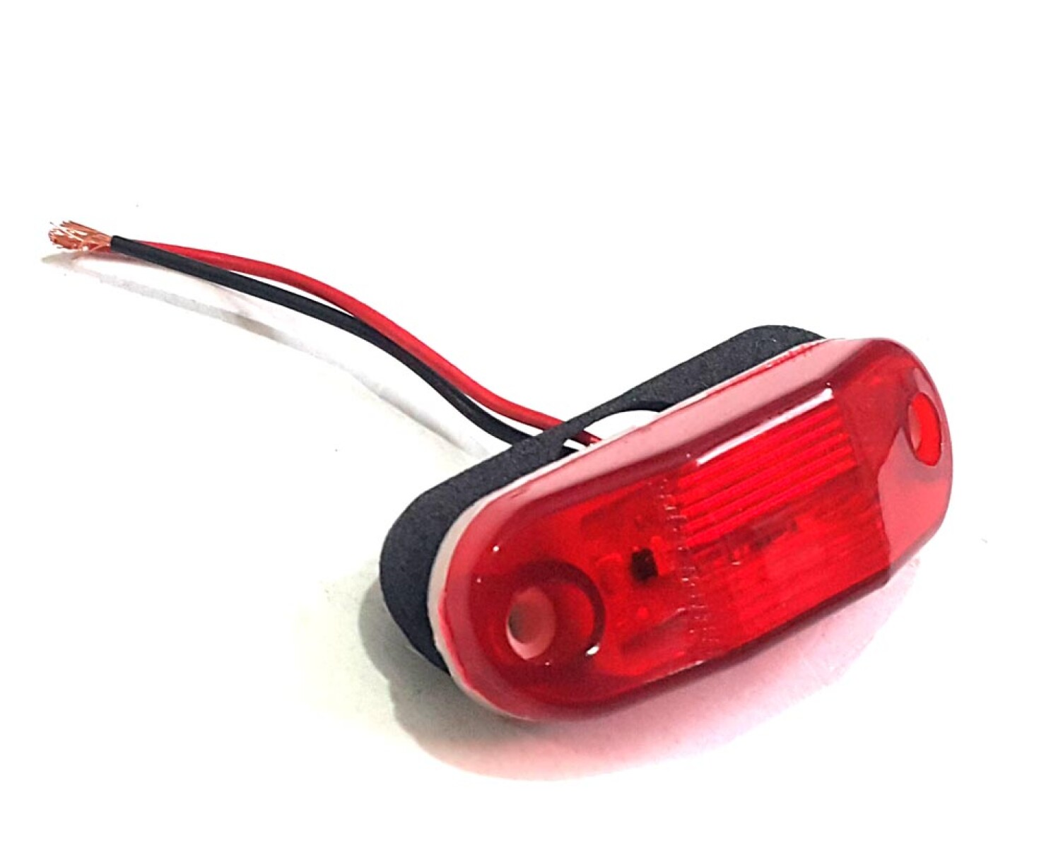FAROL - LATERAL OVALADO LED BI VOLT ROJO MULTILIGHT 