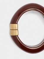 Pulsera Rígida Tubular marron