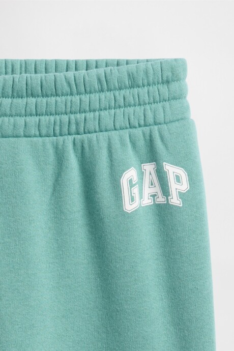 Pantalón Deportivo Logo Bootcut Niña Turquoise Smoke 805